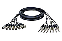 8 x XLR male to 8 x TRS